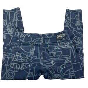 G-Star Raw Scutar 3D Jeans Mens 34x32 Blue Denim Slim 5-Pocket Design Tapered